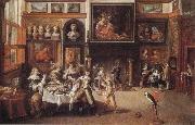 Frans Francken II Supper at the House of Burgomaster Rockox USA oil painting artist